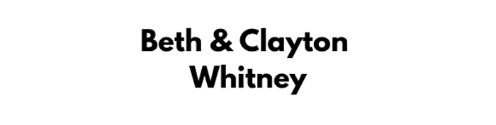 Beth and Clayton Whitney