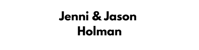 Jenni and Jason Holman
