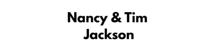 Nancy and Tim Jackson
